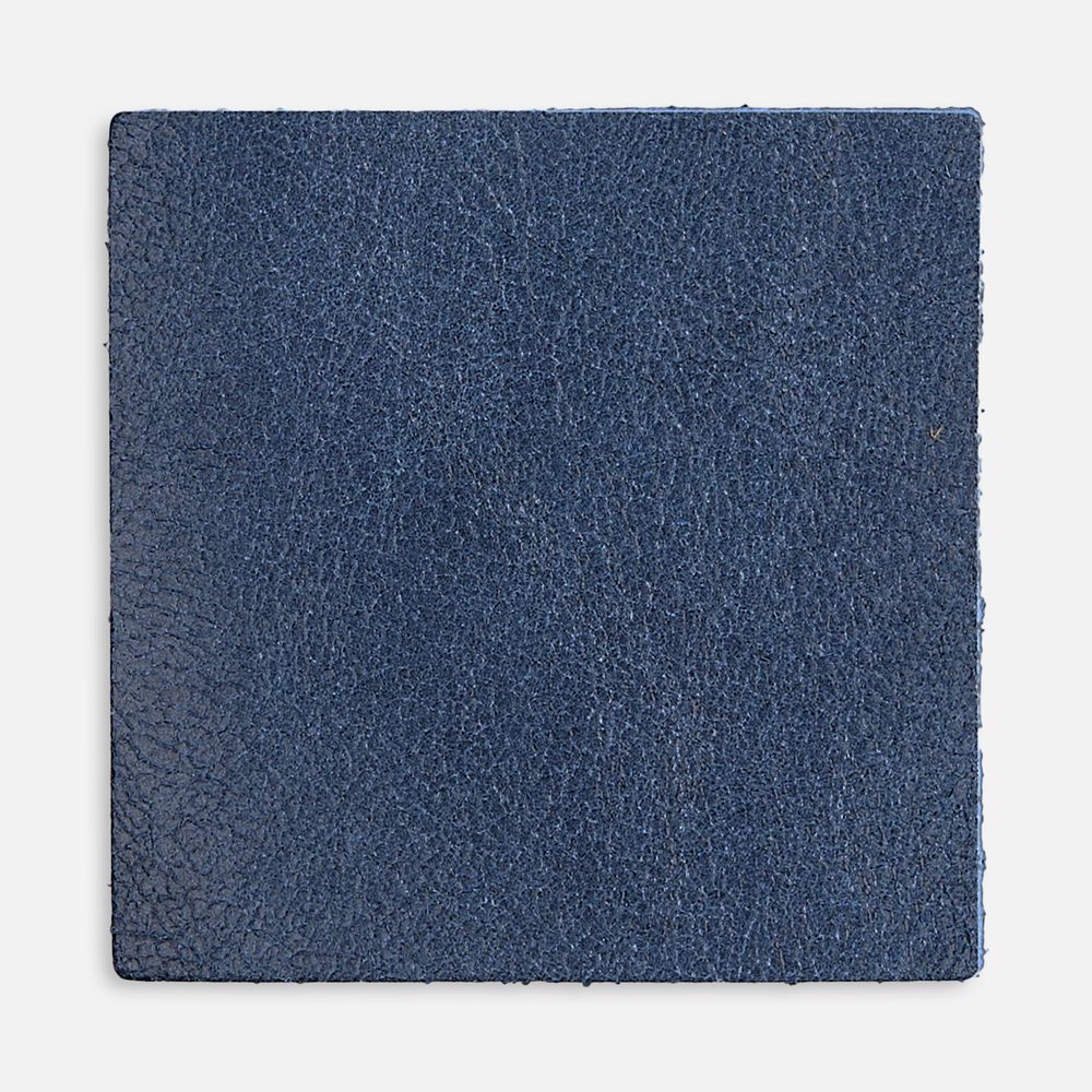 Лейбл кожаный Pasek, L, синий-0