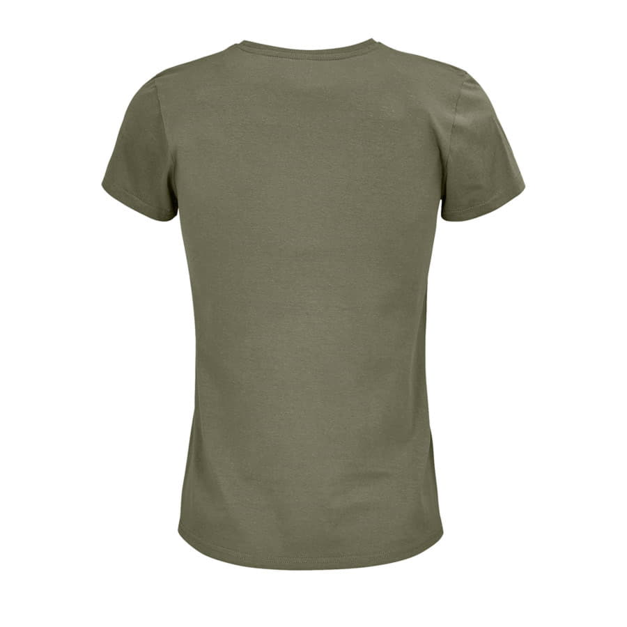 Футболка женская CRUSADER WOMEN 150 из органического хлопка, хаки-2