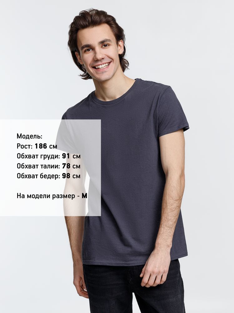 Футболка мужская Crusader Men, темно-серая (графит)-4