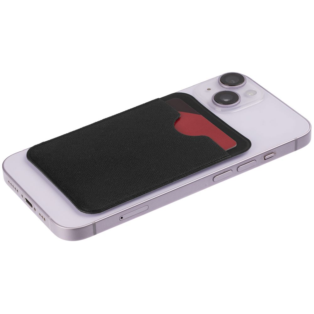 Чехол для карты на телефон Devon, черный-3