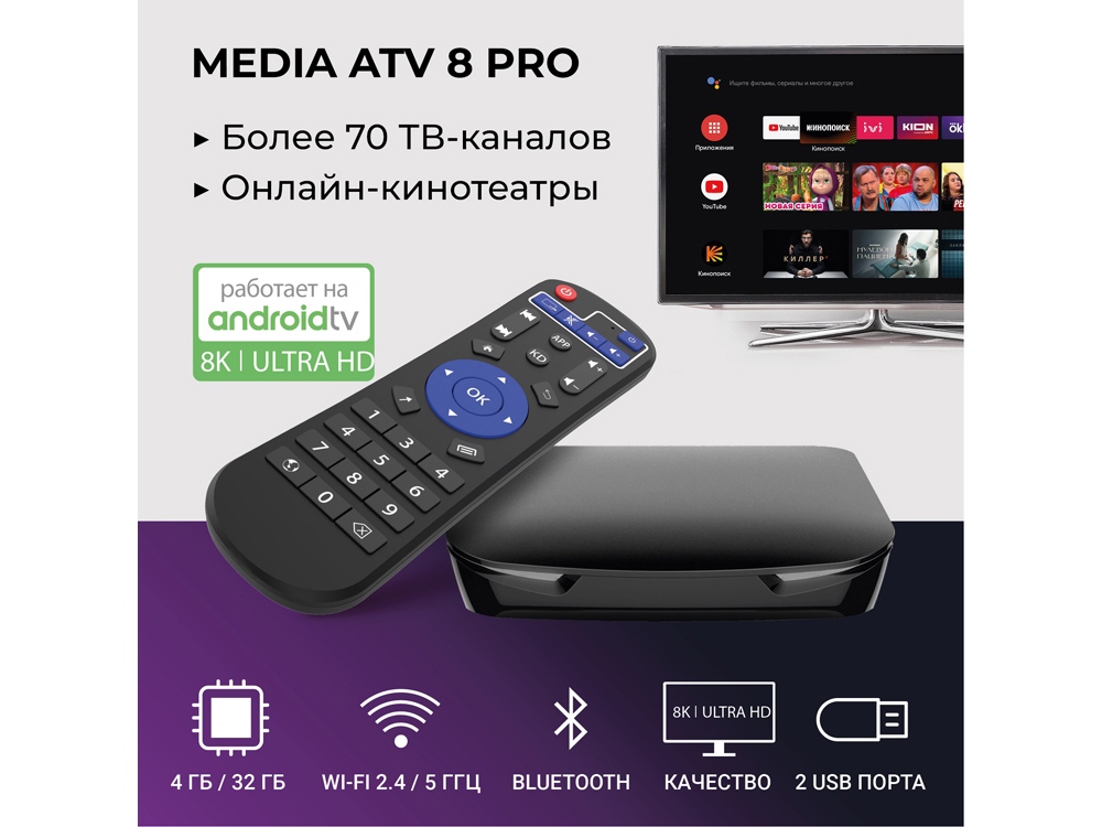 Медиаплеер HIPER MEDIA ATV 8K Pro-13