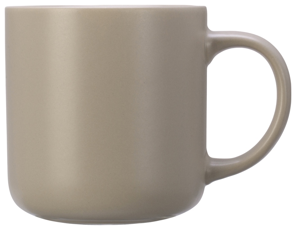Кружка матовая Rita, 410мл, бежевый-2