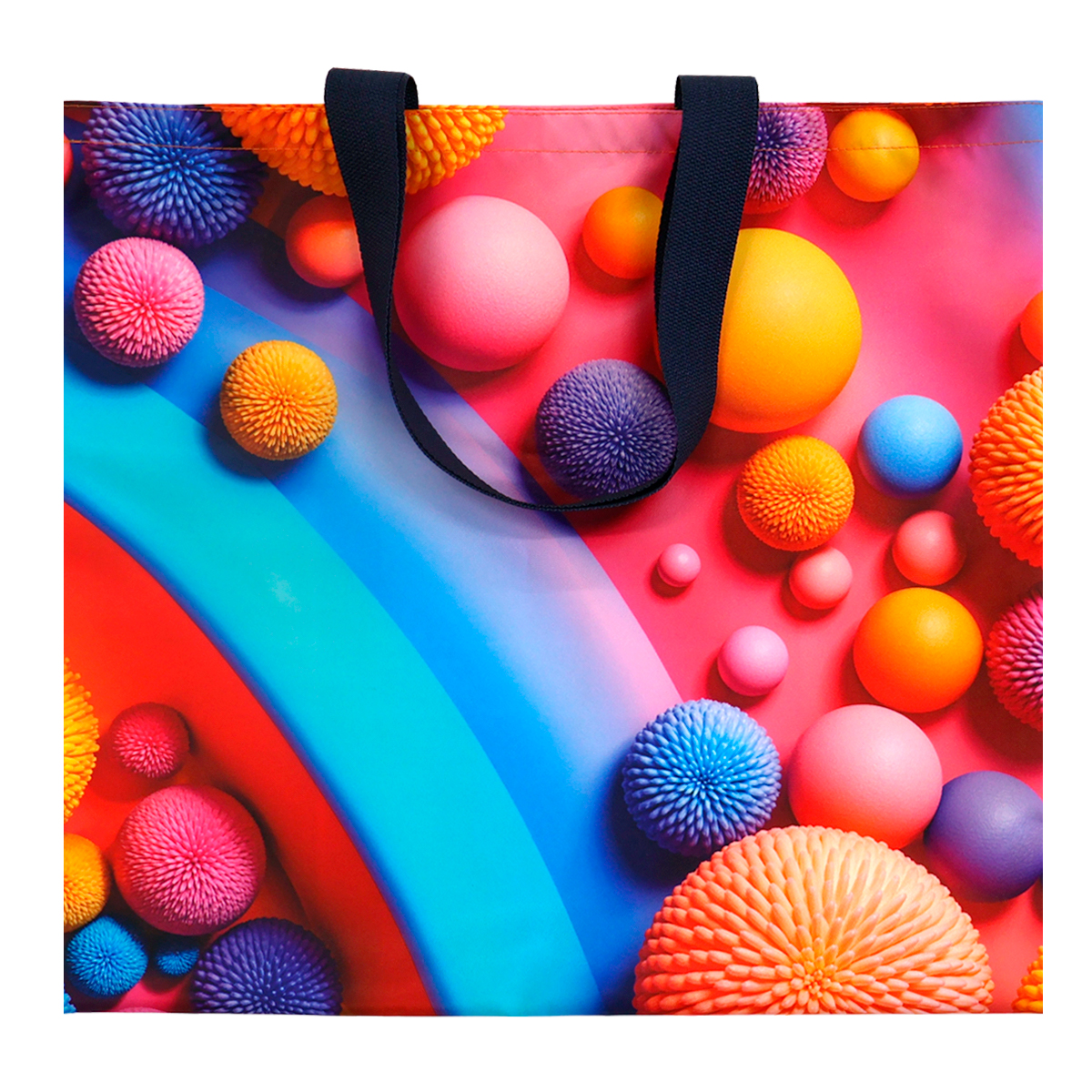 Сумка для покупок Слинг с полноцветной печатью, Синий-0