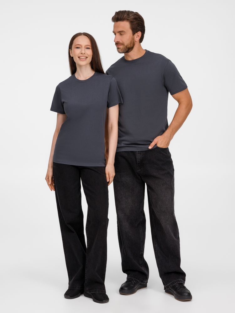 Футболка унисекс T-Bolka 180, темно-серая-5