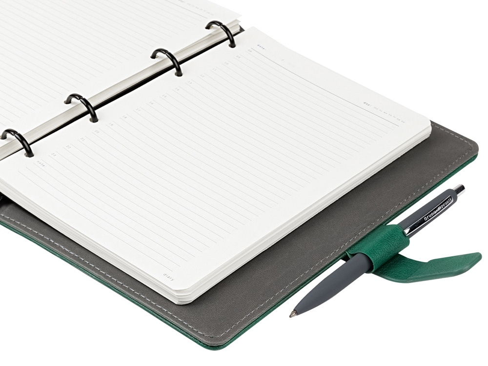 Ежедневник недатированный B5 Toscana, зеленый-4