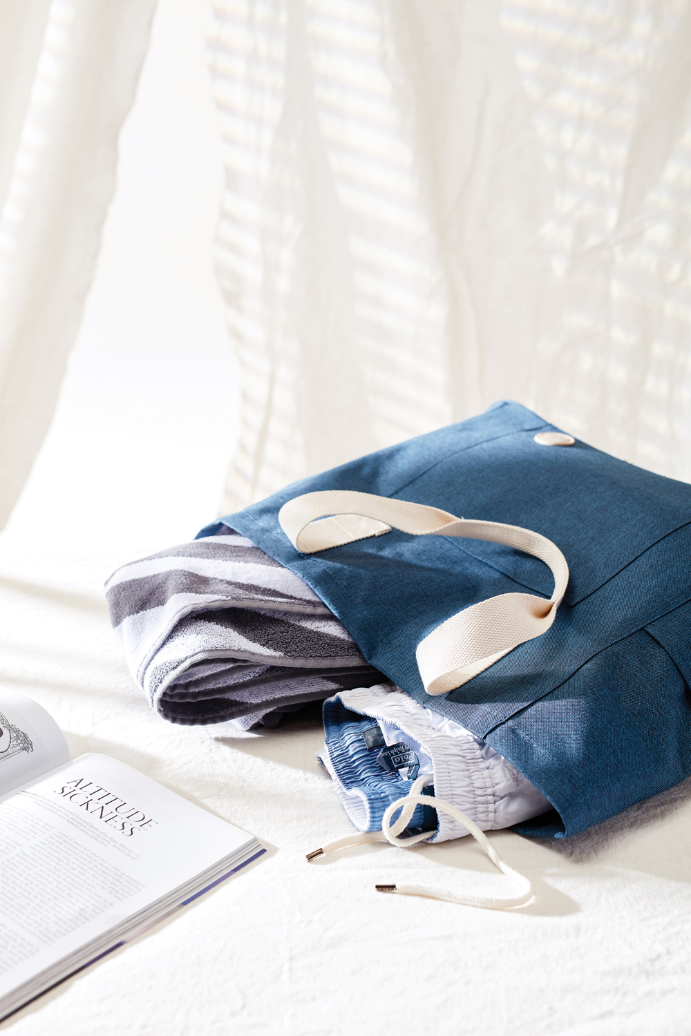 Пляжная сумка VINGA Sortino из rPET-6