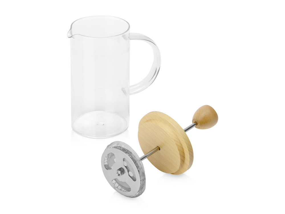 Френч пресс Downtime с деревянной крышкой, 350мл-1