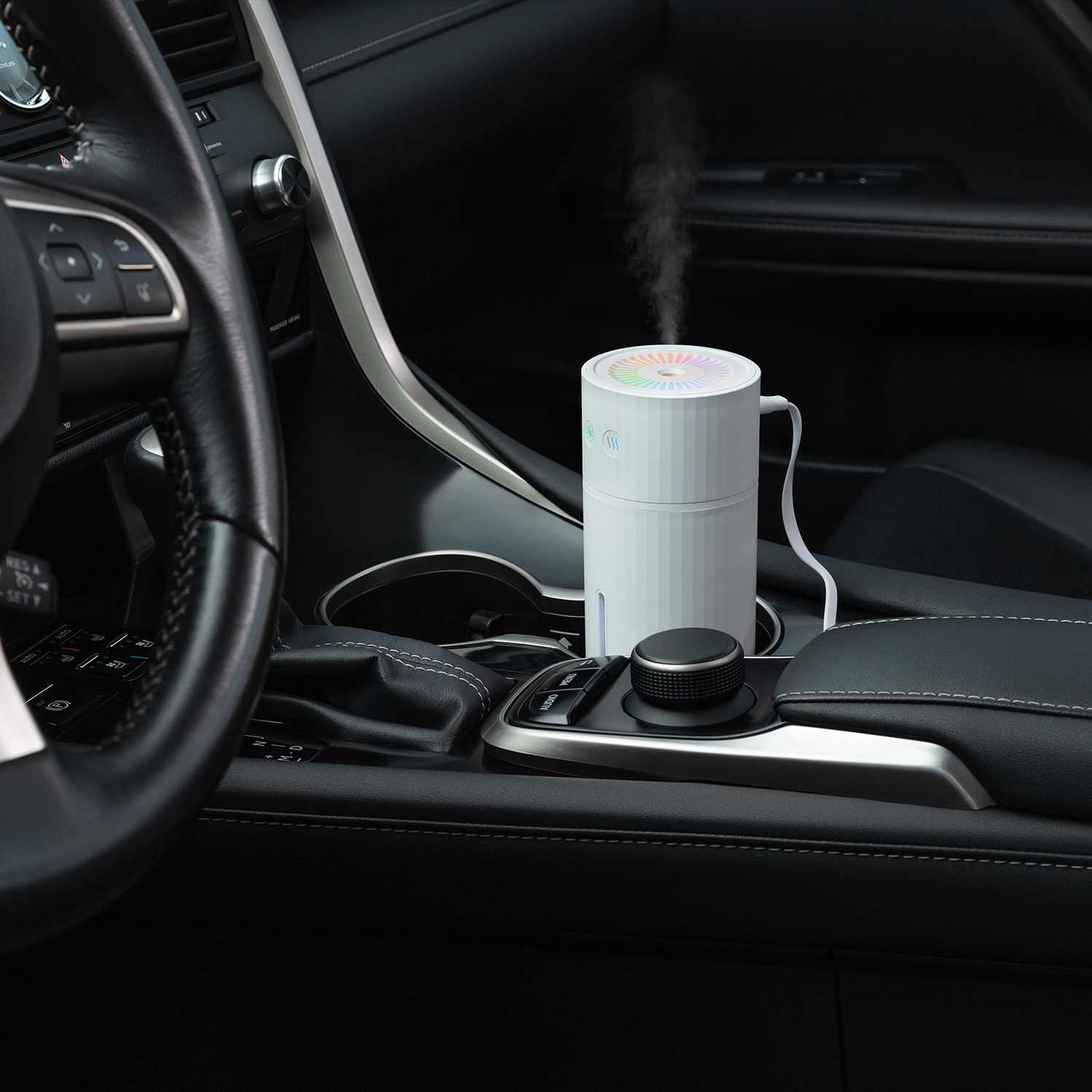 Портативный увлажнитель воздуха с подсветкой Prisma-12