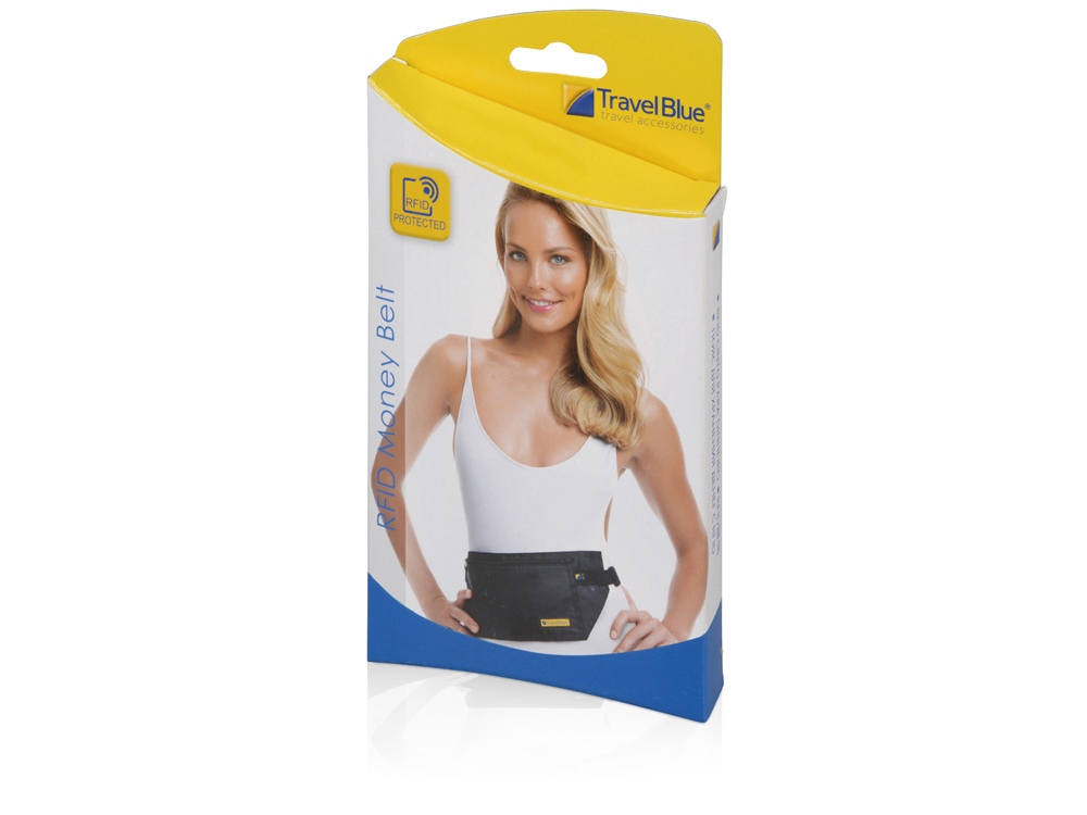Сумка-кошелек на пояс Travel Blue Money Belt RFID, черный-7
