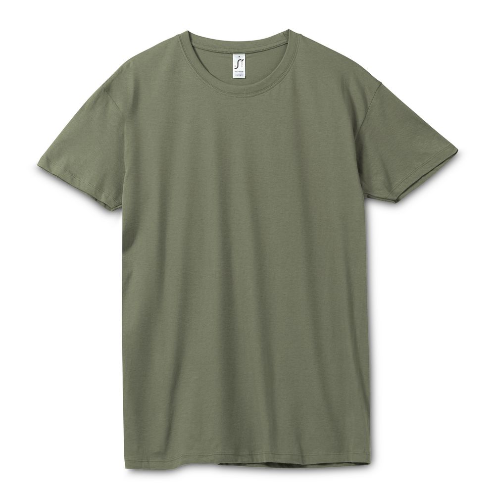 Футболка унисекс Regent 150, хаки-0