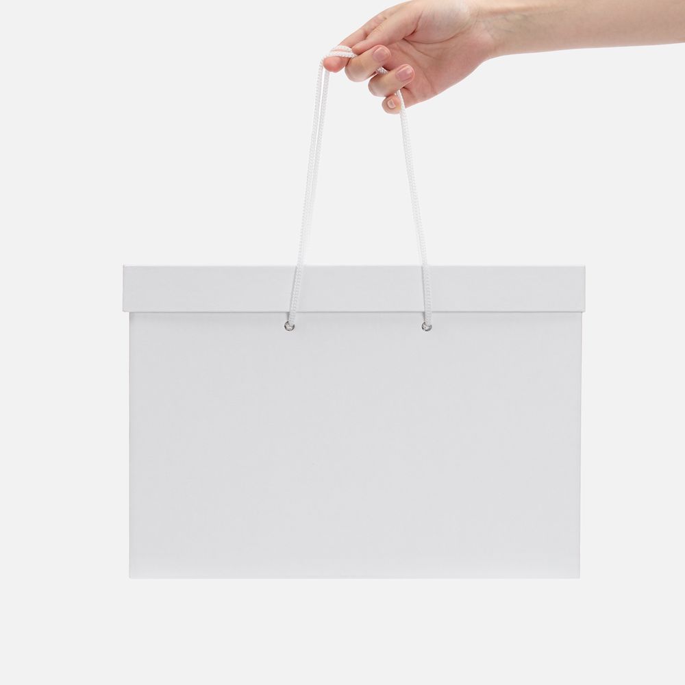 Коробка Handgrip, горизонтальная, белая-3