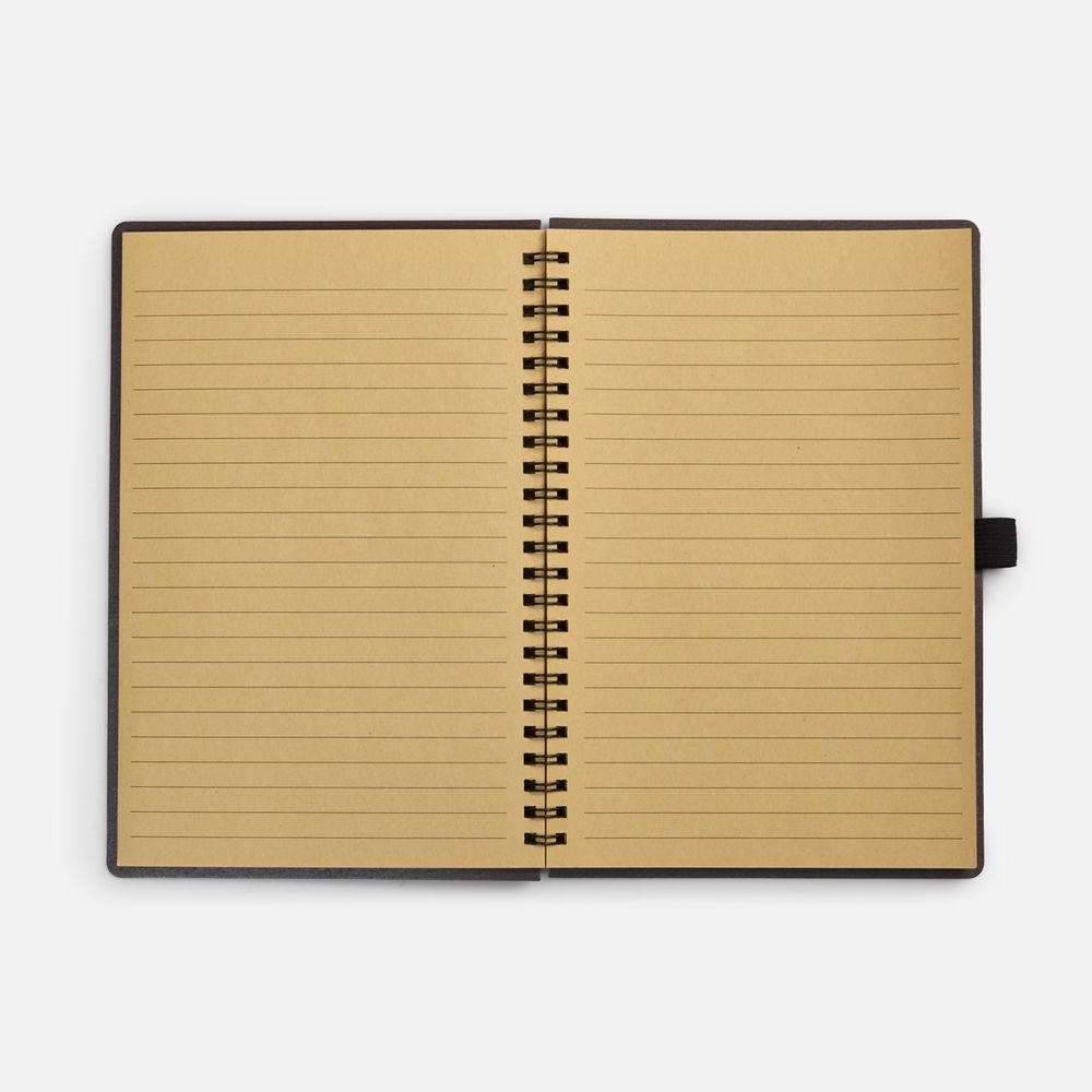 Блокнот на спирали Coffeist, коричневый-3