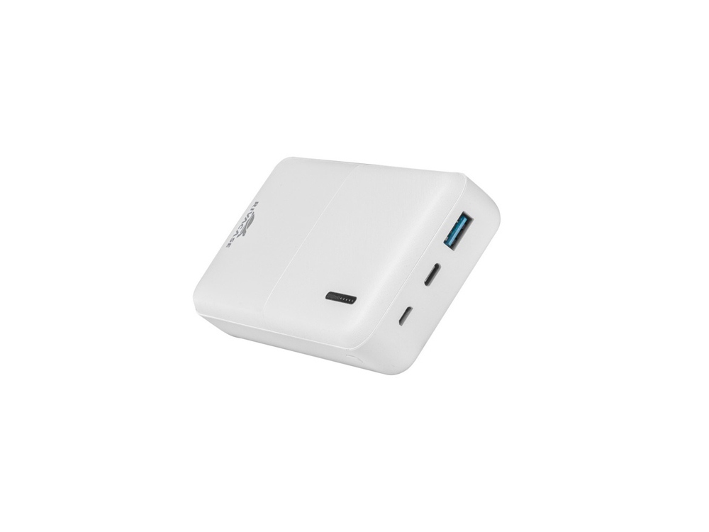 RIVACASE VA2571 (20000 мАч) QC/PD внешний аккумулятор, белый 12/24-6