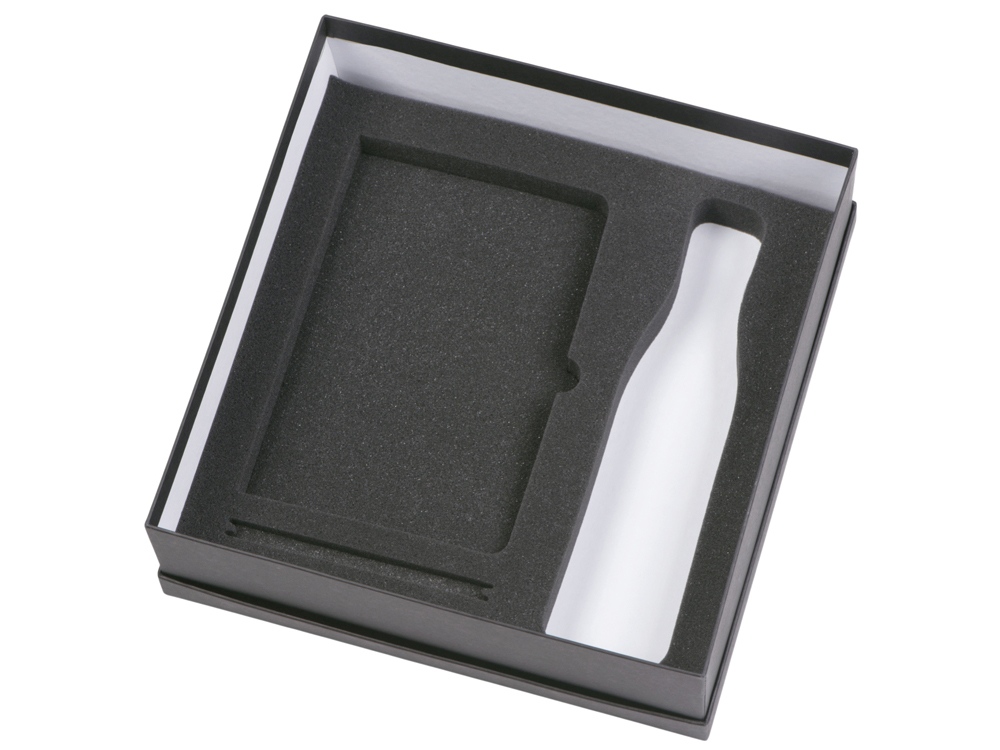 Подарочный набор c блокнотом C3, ручкой и термобутылкой, оранжевый-2