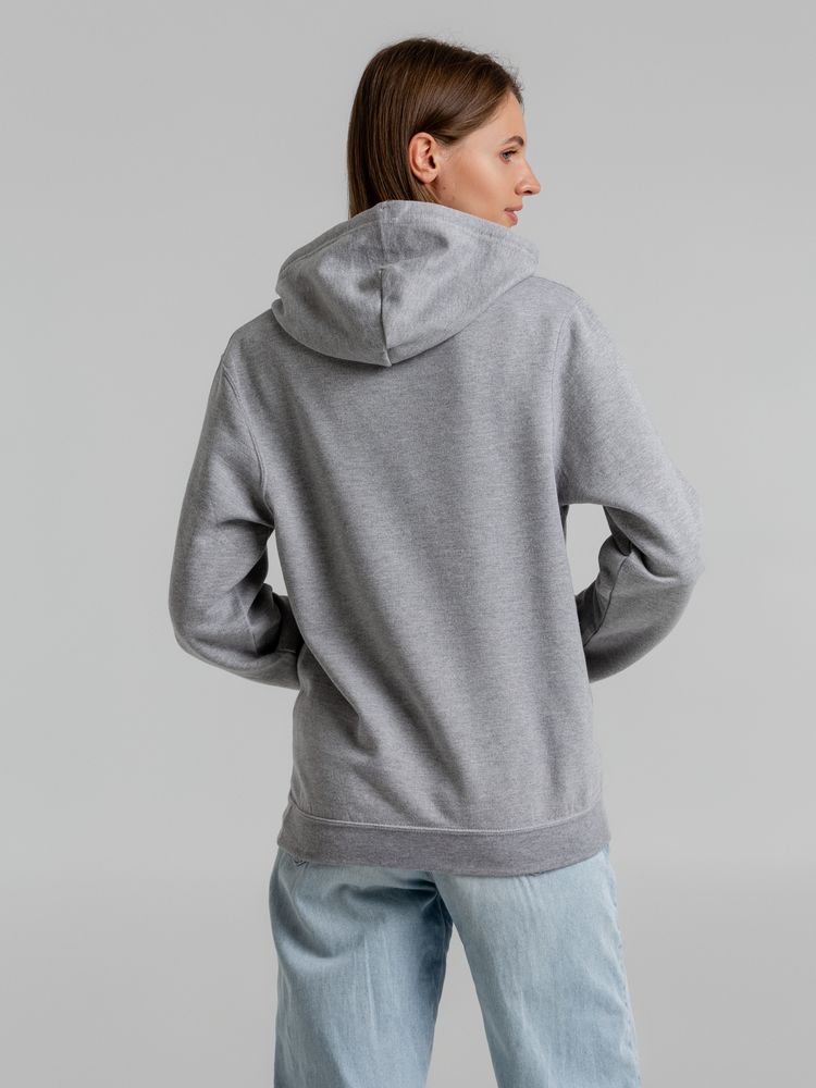 Толстовка с капюшоном Snake II серый меланж-3