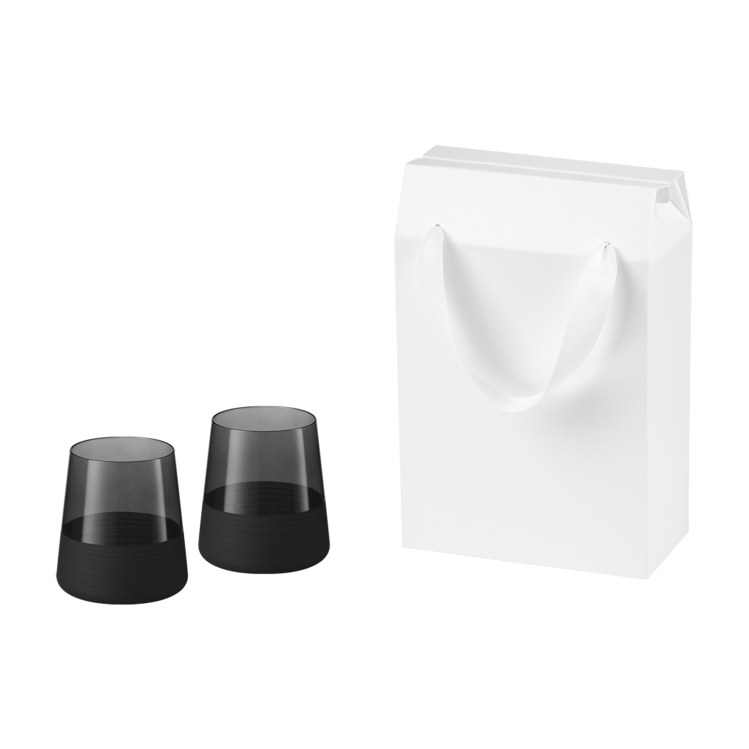 Подарочная коробка-пакет универсальная малая, белая, 186х100х277 мм-5