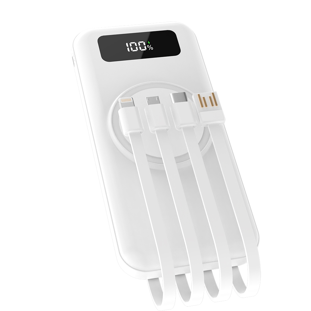 Внешний аккумулятор Authority с беспроводной зарядкой (5W), Белый-7