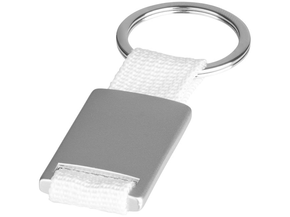 Брелок Alvaro, серебристый/белый-0