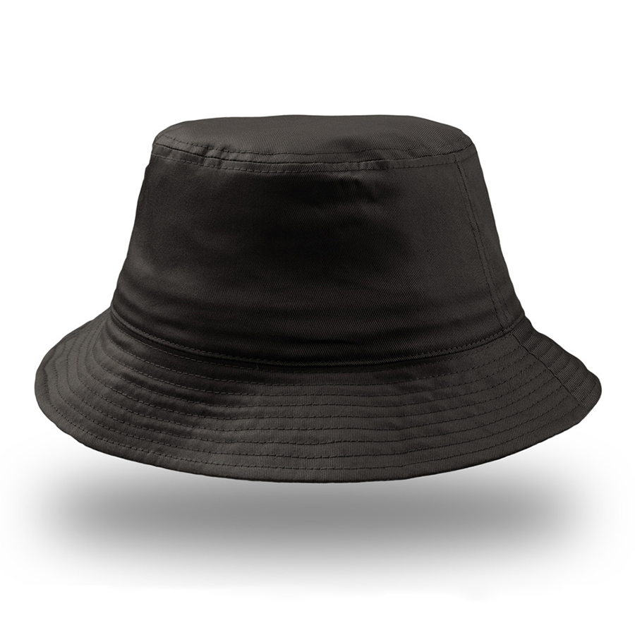 Панама BUCKET COTTON 180, черный-0