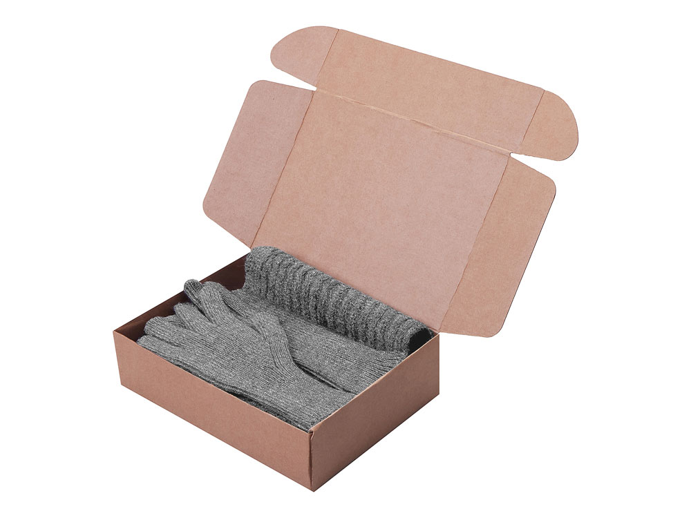 Подарочный набор  Nordend, серый меланж-1