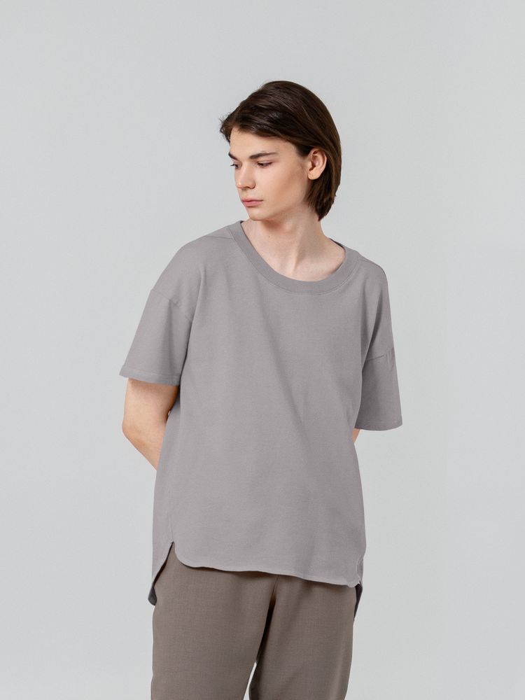 Футболка унисекс Kosmos 1.0, серая-1