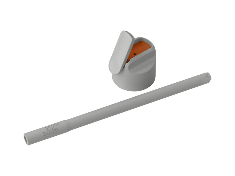 Бутылка-термос для воды Ocean Bottle GO объемом 500 мл - серый-3