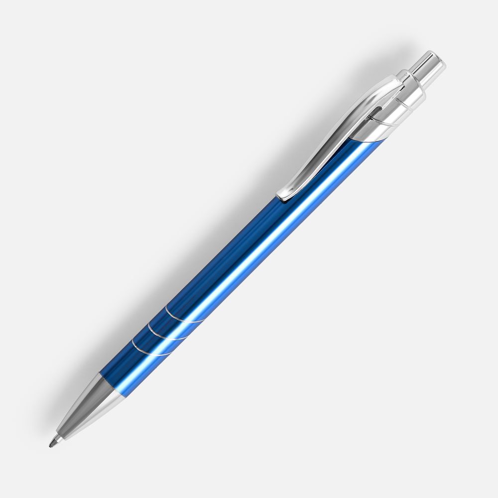 Ручка шариковая Undertone Metallic, синяя-1