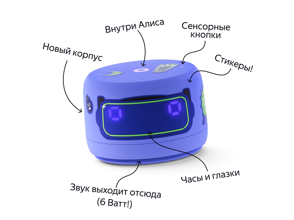 Умная колонка ЯНДЕКС Станция Лайт 2 с Алисой на YaGPT, 6 Вт, цвет: фиолетовый (YNDX-00026VIO)-4