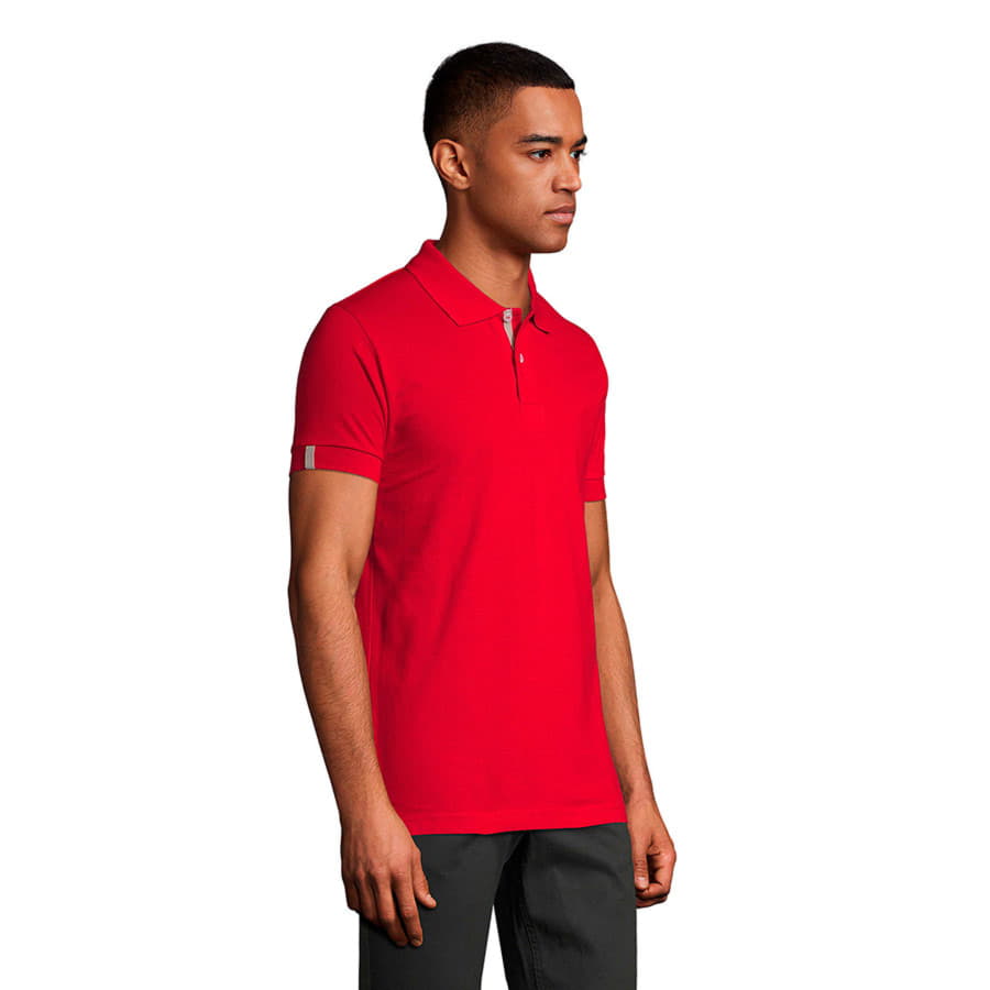 Рубашка поло мужская PORTLAND MEN 200, красный-3