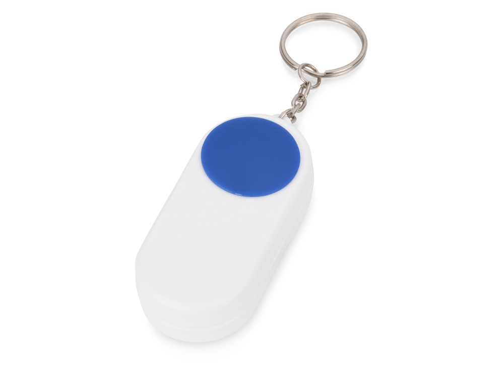Брелок-футляр для  таблеток Pill, белый/синий-0