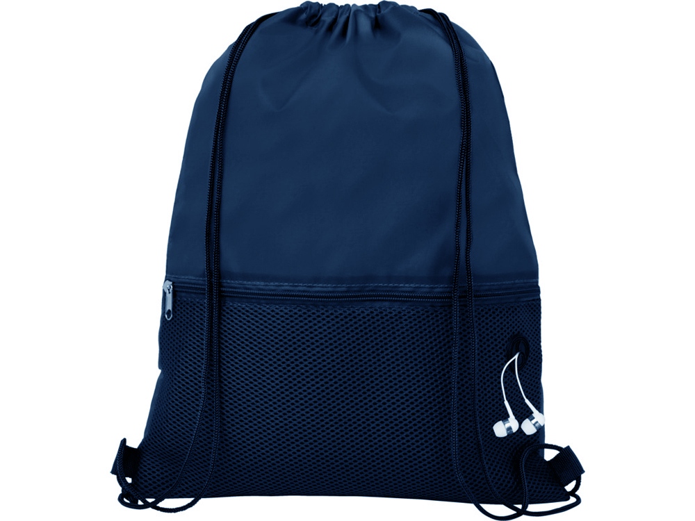 Рюкзак Ole с сетчатым карманом, темно-синий-3