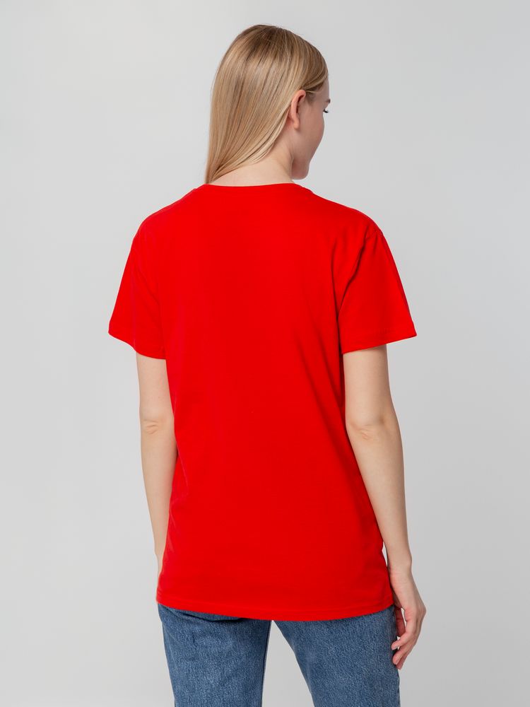 Футболка унисекс T-bolka 140, красная-3