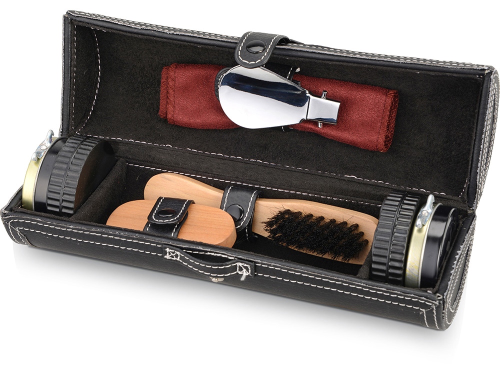 Набор для чистки обуви Сапфир, черный-1