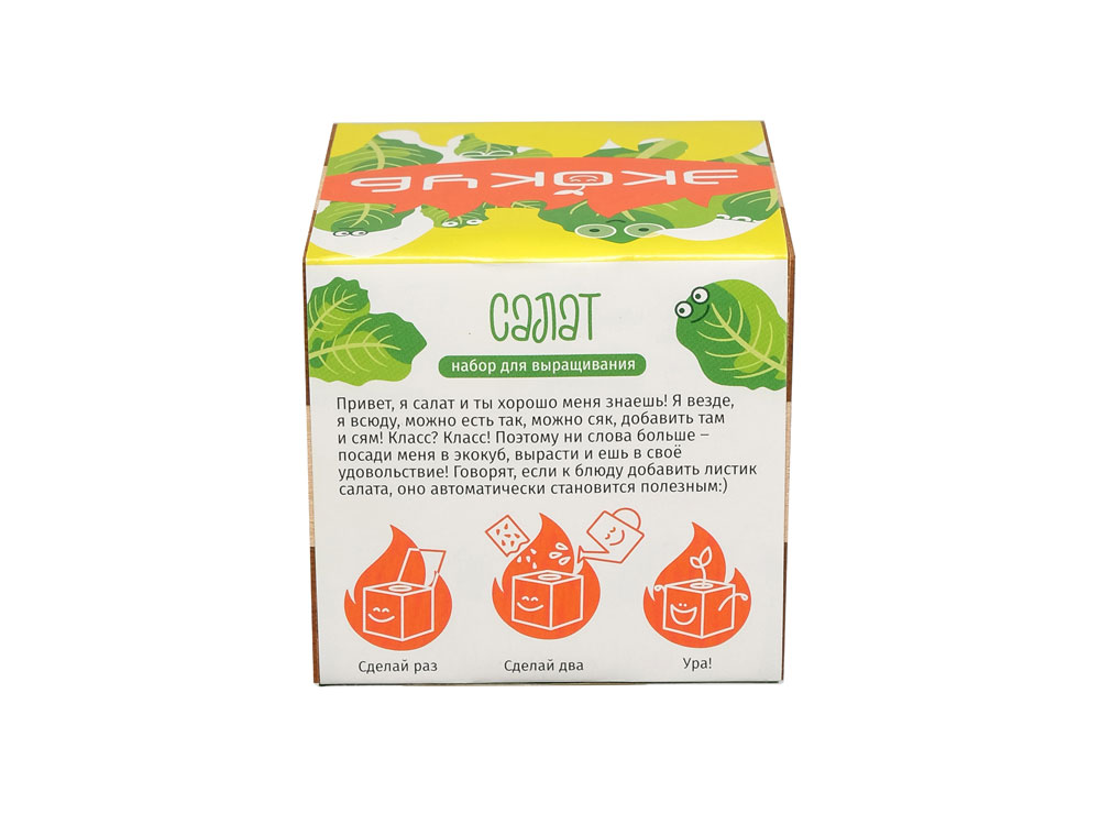 Набор для выращивания Экокуб Magicme Салат-3