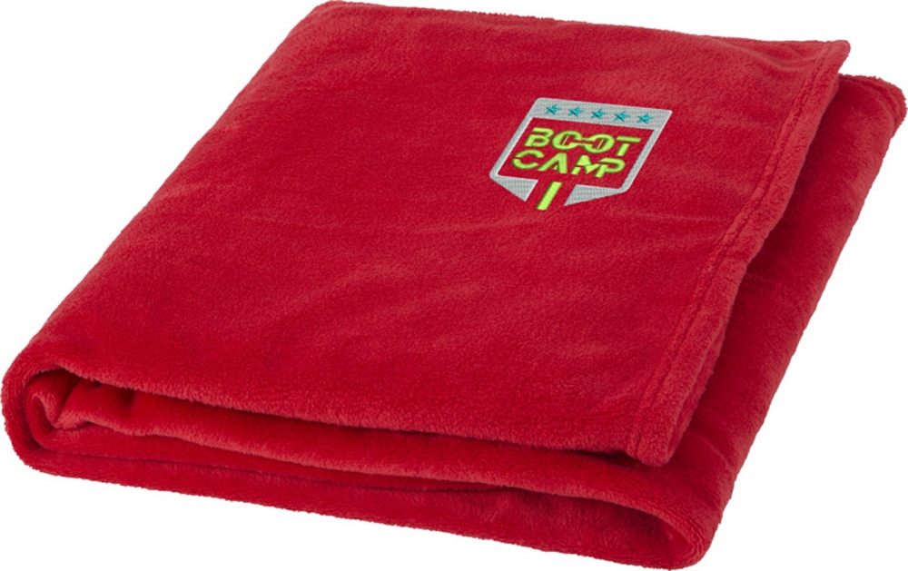 Супермягкий плед Bay из корал-флиса, красный-5