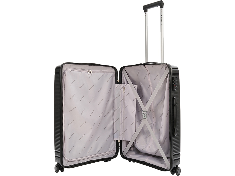 Чемодан 4-х колесный, Magellan, TRINIDAD, 70л, черный металлик-2