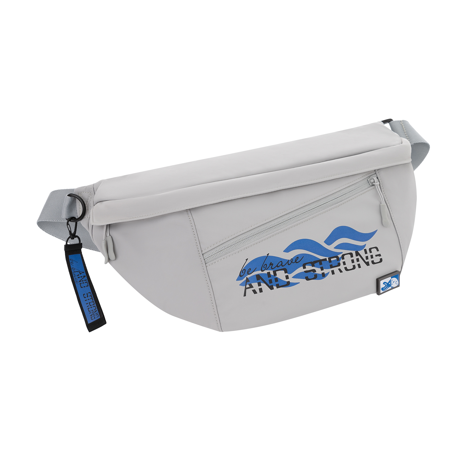 Сумка через плечо (cross body) Бостон (Boston), серая-8