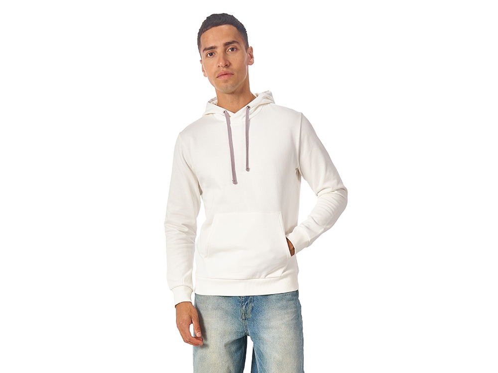 Толстовка унисекс Stream с капюшоном, белый-1