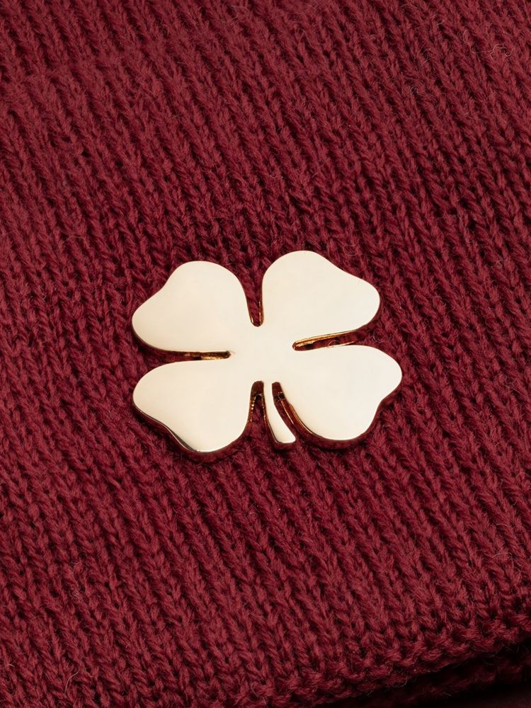 Шильдик «Счастливый клевер», золотистый-3