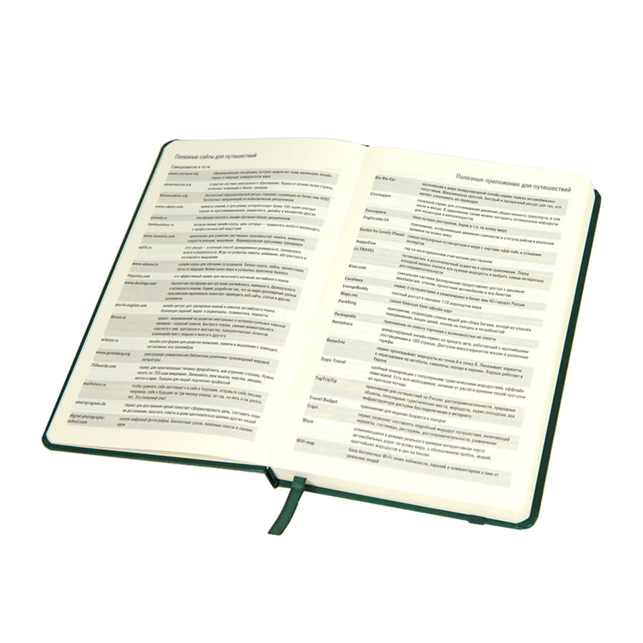 Ежедневник недатированный ELLIE, формат А5, зеленый-2