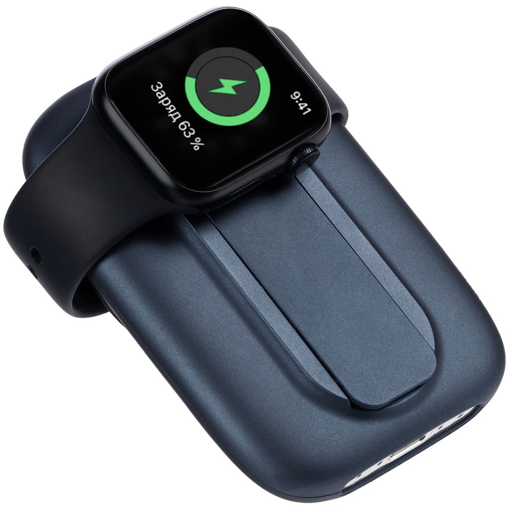 Универсальный магнитный аккумулятор Feel Motion, 5000 мАч, темно-синий-4