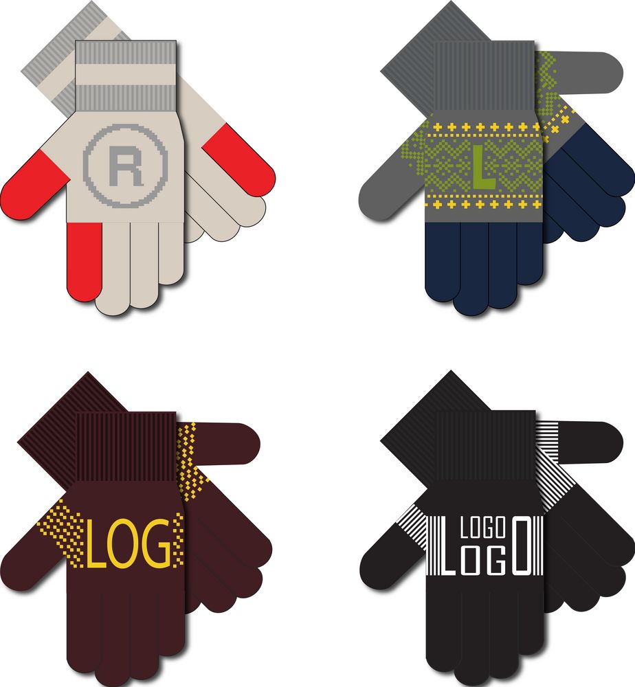 Перчатки на заказ Guanti, акрил-1