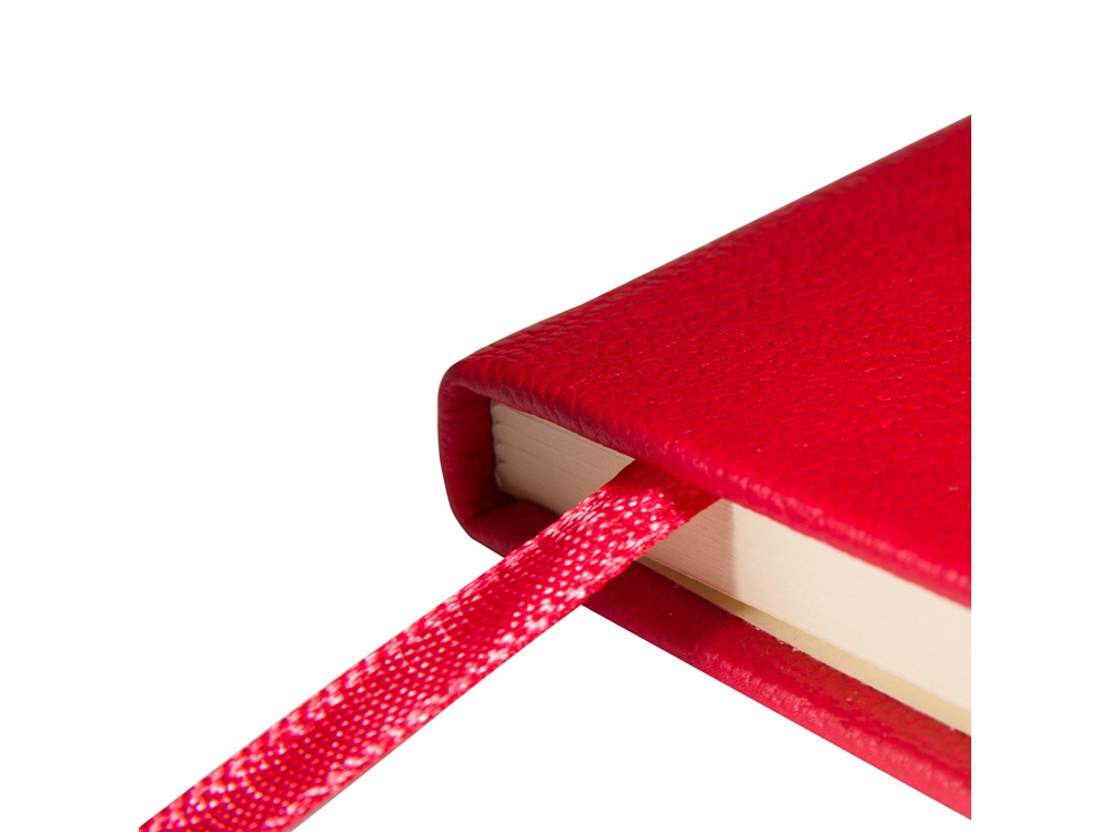 Блокнот А5  City на резинке, красный-5