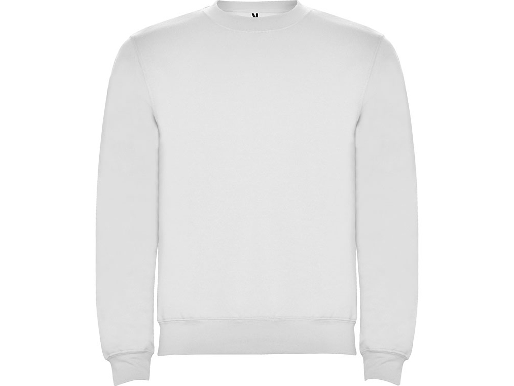 Свитшот с начесом Clasica унисекс, белый-0