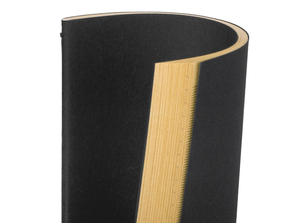 Блокнот Monet, гибкая обложка A5 из моющегося крафта, 32 листа, черный-4