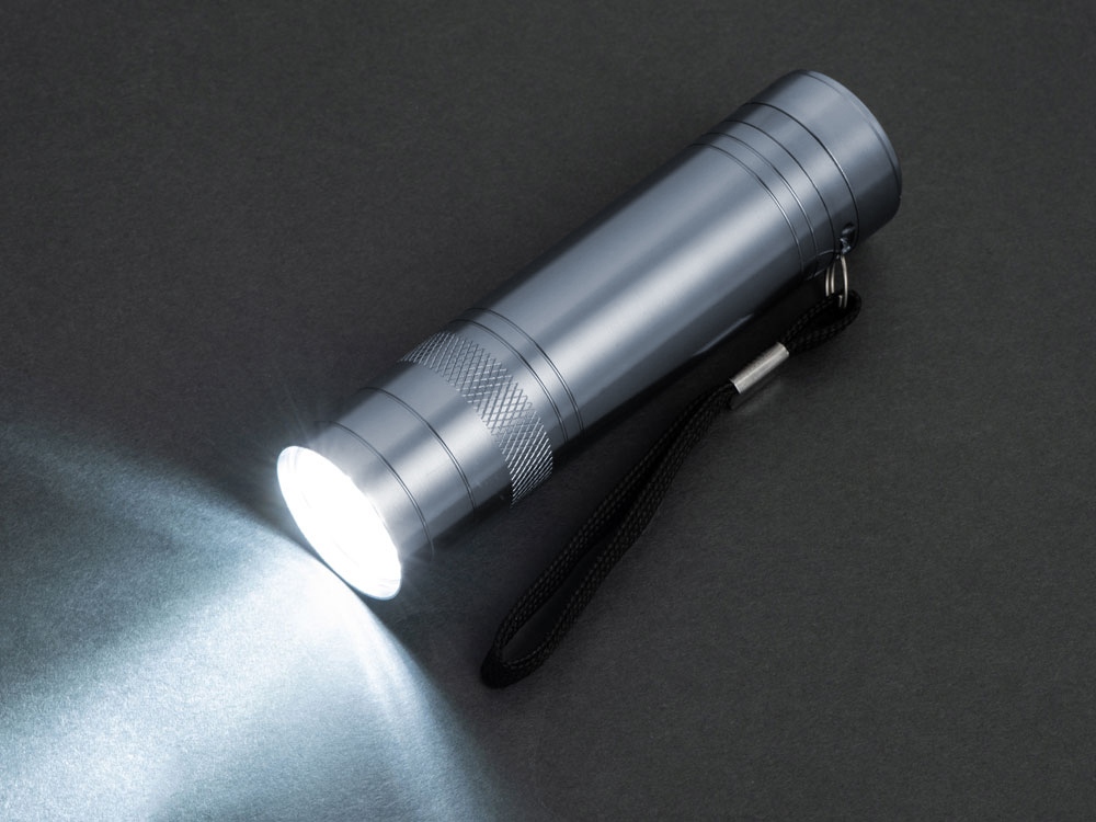 Фонарь с открывалкой Yok, серебристый-4