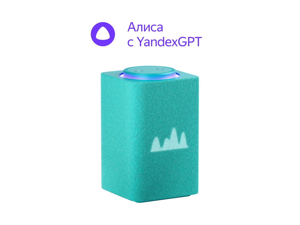 Умная колонка ЯНДЕКС Станция Макс с Алисой, с Zigbee, 65 Вт, цвет: бирюзовый (YNDX-00053TRQ)-0