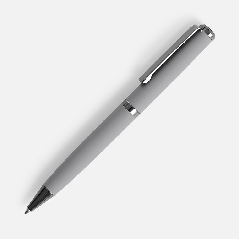 Ручка шариковая Inkish Gunmetal в футляре, серая-1