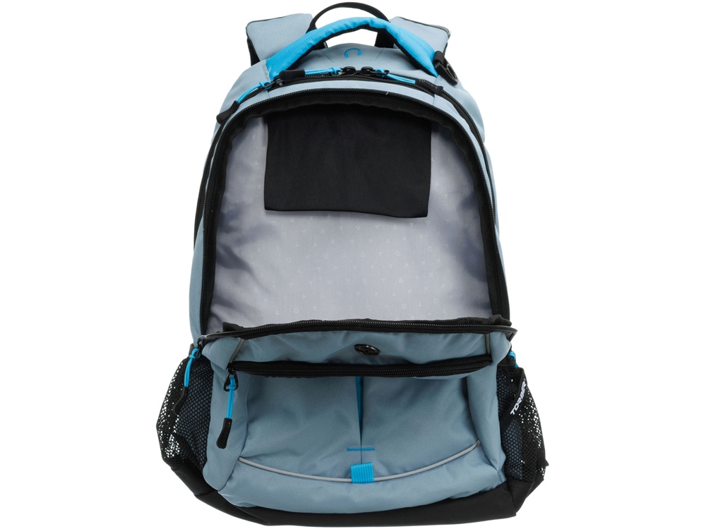 Рюкзак TORBER ROCKIT серый/голубой, полиэстер/добби, 32x15x46 см, 22 л-6
