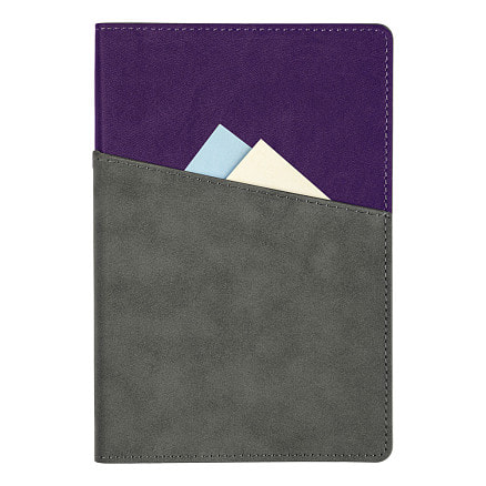 Ежедневник Flexy Smart Porta Nuba Latte A5, Серый/фиолетовый-3